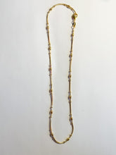 Load image into Gallery viewer, 18k Gold Filled 16&quot; double satellite chain
