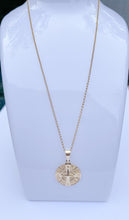 Load image into Gallery viewer, 18k Gold Filled 18&quot; rollo chain with compass pendent - &quot;The Nina&quot;
