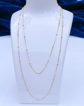 Load image into Gallery viewer, 18k Gold-filled Satellite chain- available in 16&quot; 18&quot; and 24&quot; &quot;The Katie&quot;
