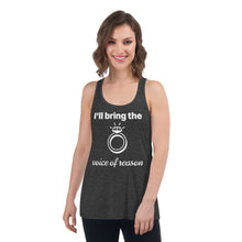 Load image into Gallery viewer, Bachelorette Tank - I&#39;ll bring the voice of reason
